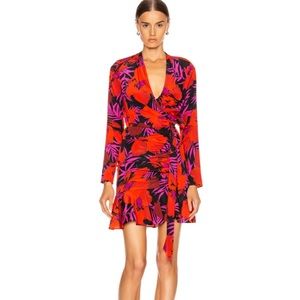 Veronica Beard Lorina tropical silk dress NWT Sz.4